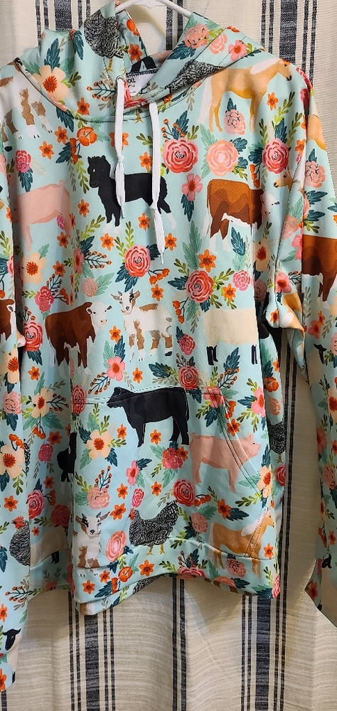 Farm animal hoodie